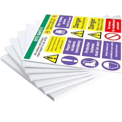 Comharthaí Bileog Foam PVC